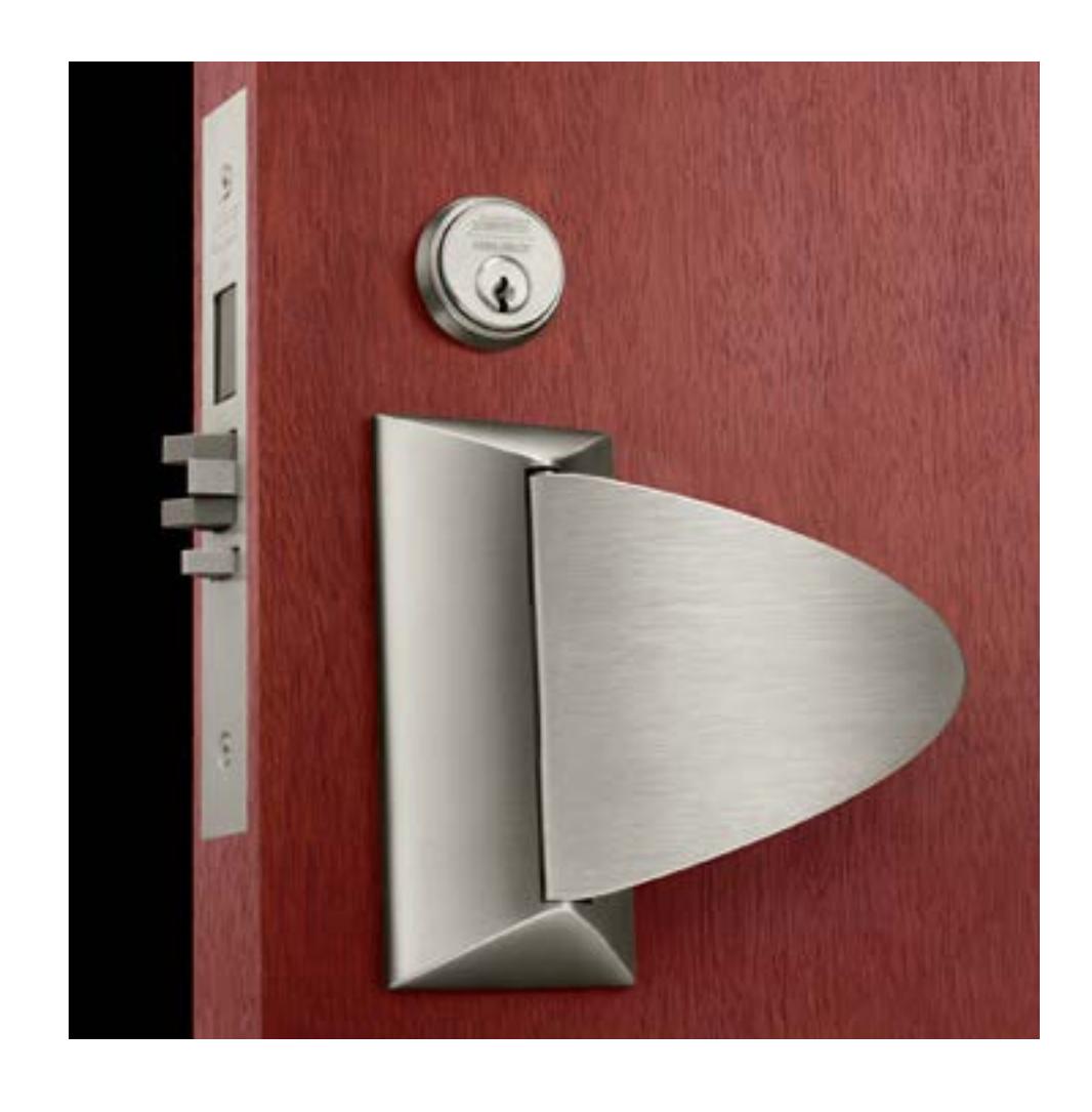 Corbin Russwin Series HPSK Paddle Trim Infographic – Vertical image on page 1