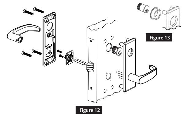 Corbin Russwin Standard Levers for BL6600 and FE6600 Series Multi-Point Locks Installation Instructions_FM468 image on page 7