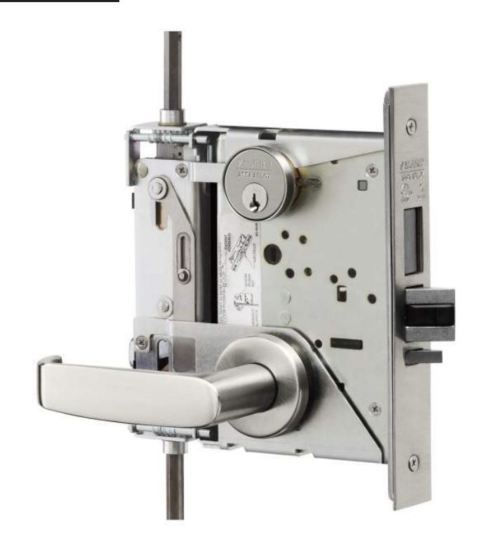Corbin Russwin Standard Levers for BL6600 and FE6600 Series Multi-Point Locks Installation Instructions_FM468 image on page 1