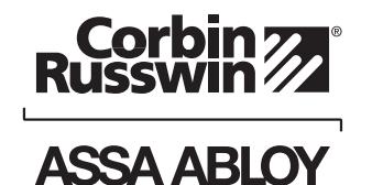 Corbin Russwin Standard Levers for BL6600 and FE6600 Series Multi-Point Locks Installation Instructions_FM468 image on page 3