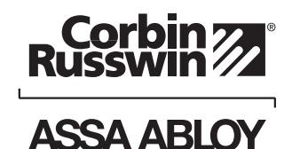 Corbin Russwin Standard Levers for BL6600 and FE6600 Series Multi-Point Locks Installation Instructions_FM468 image on page 4