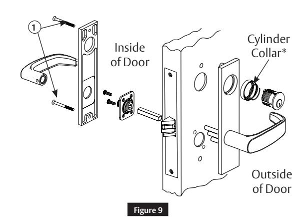 Corbin Russwin Standard Levers for BL6600 and FE6600 Series Multi-Point Locks Installation Instructions_FM468 image on page 6
