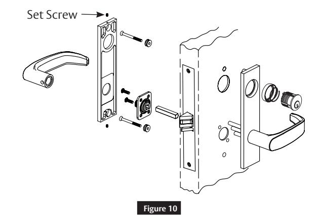 Corbin Russwin Standard Levers for BL6600 and FE6600 Series Multi-Point Locks Installation Instructions_FM468 image on page 6
