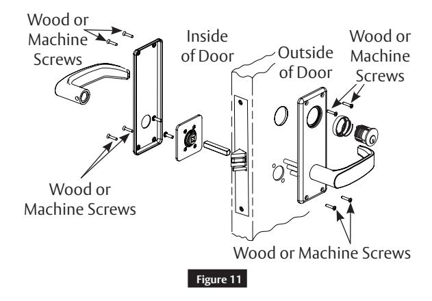 Corbin Russwin Standard Levers for BL6600 and FE6600 Series Multi-Point Locks Installation Instructions_FM468 image on page 7