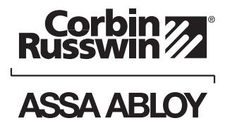 Corbin Russwin Standard Levers for BL6600 and FE6600 Series Multi-Point Locks Installation Instructions_FM468 image on page 8
