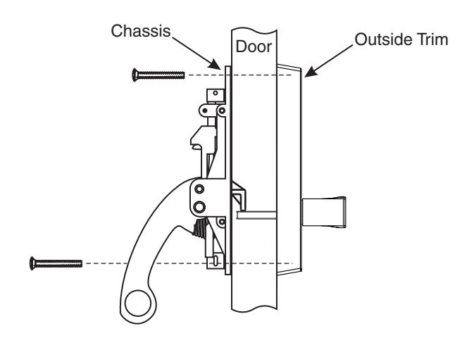 Corbin Russwin Surface Vertical Rod Exit Devices ED3400 Series Installation Instructions image on page 4