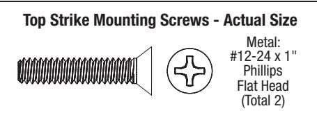 Corbin Russwin Surface Vertical Rod Exit Devices ED3400 Series Installation Instructions diagram on page 6
