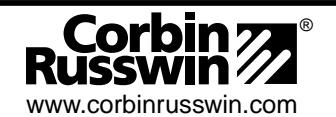 Corbin Russwin T13M55 Trim for ED5600 Wide Stile Mortise Metal Door Template_T30833 image on page 1