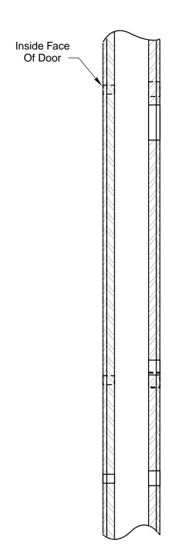 Corbin Russwin T13M57 Trim for ED5600 Wide Stile Mortise Metal Door Template_T30832 image on page 1