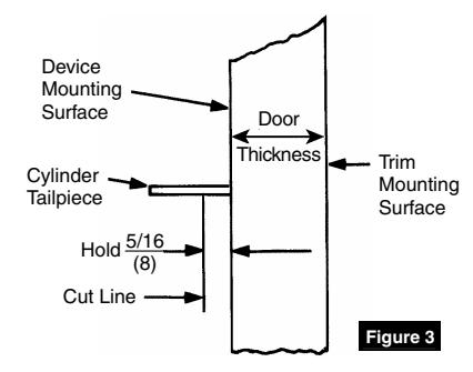 Corbin Russwin TH957 Heavy Duty Thumbpiece Trim for ED5000 Series Wide Stile Metal, Wood or Composite Doors Inst…_FM260 image