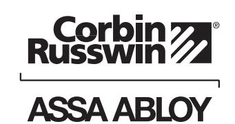 Corbin Russwin TL3700 Series Roseless Tubular Lock Installation Instructions image on page 8