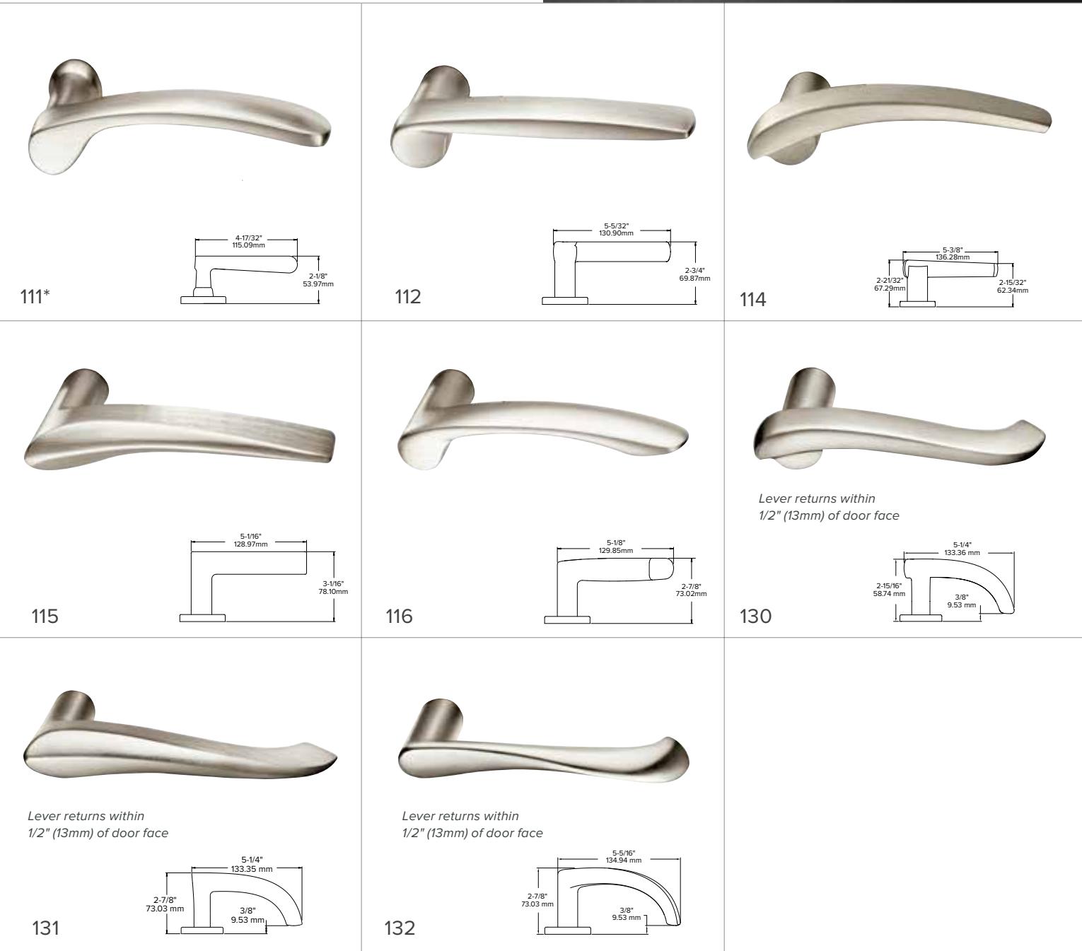 Corbin Russwin The Museo Line Catalog_45145 diagram on page 13