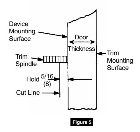 Corbin Russwin Thumbpiece Trim Installation Instructions image on page 4
