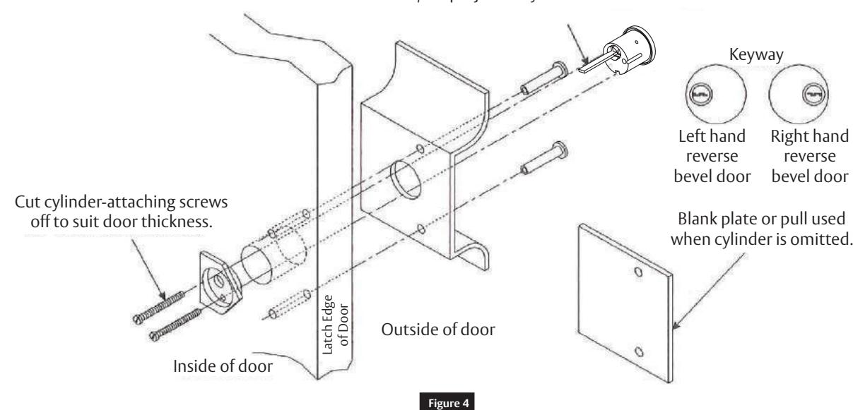 Corbin Russwin Trim Wing Pull (P8 Series) and Flat Plate (F1 Series) for ED8000 Series Wide Stile Wood and Metal…_FM161 image