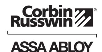 Corbin Russwin Trim Wing Pull (P8 Series) and Flat Plate (F1 Series) for ED8000 Series Wide Stile Wood and Metal…_FM161 image