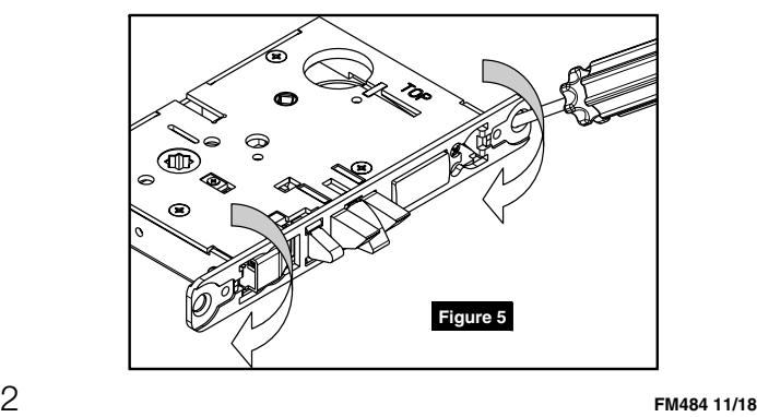 Corbin Russwin V, R, and L Escutcheon Trim for ML2000 Series Mortise Locks Installation Instructions_FM484 image on page 2