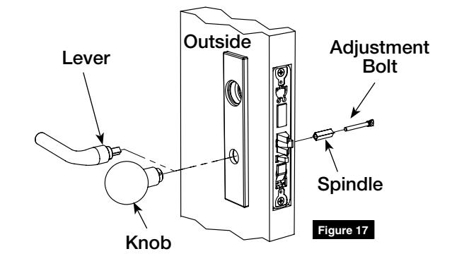 Corbin Russwin V, R, and L Escutcheon Trim for ML2000 Series Mortise Locks Installation Instructions_FM484 image on page 5
