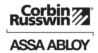Corbin Russwin VN Escutcheon Trim and V Series Indicators for ML2000 Series Mortise Locks Installation Instructi…_FM521 image