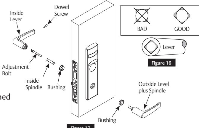 Corbin Russwin VN Escutcheon Trim and V Series Indicators for ML2000 Series Mortise Locks Installation Instructi…_FM521 image