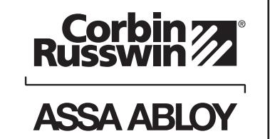 Corbin Russwin WS707AKM and WS708AKM Mullions for PED5000 Series Wide Stile Installation Instructions_FM280 image on page 1