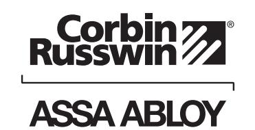 Corbin Russwin WS707AKM and WS708AKM Mullions for PED5000 Series Wide Stile Installation Instructions_FM280 image on page 2
