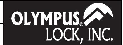 Olympus Lock – Corbin Russwin IC Core CR1125RD Installation Instructions image on page 1