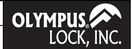Olympus Lock – Corbin Russwin IC Core CR1125RL Installation Instructions image on page 1