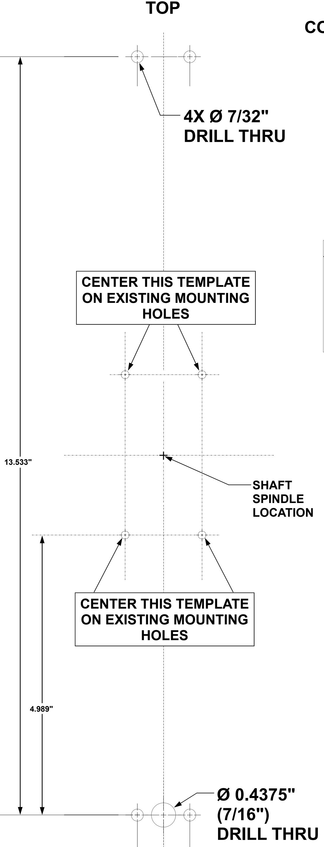 Template Alarm Lock DL1200ET DL1300ET PDL1300ET for Corbin Russwin ED8200 diagram on page 2