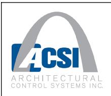 ACSI Electric Trim Control Instructions Motor Controlled Electric Locking Unlocking Hager 45CE – II-E1500-45 image on page 1