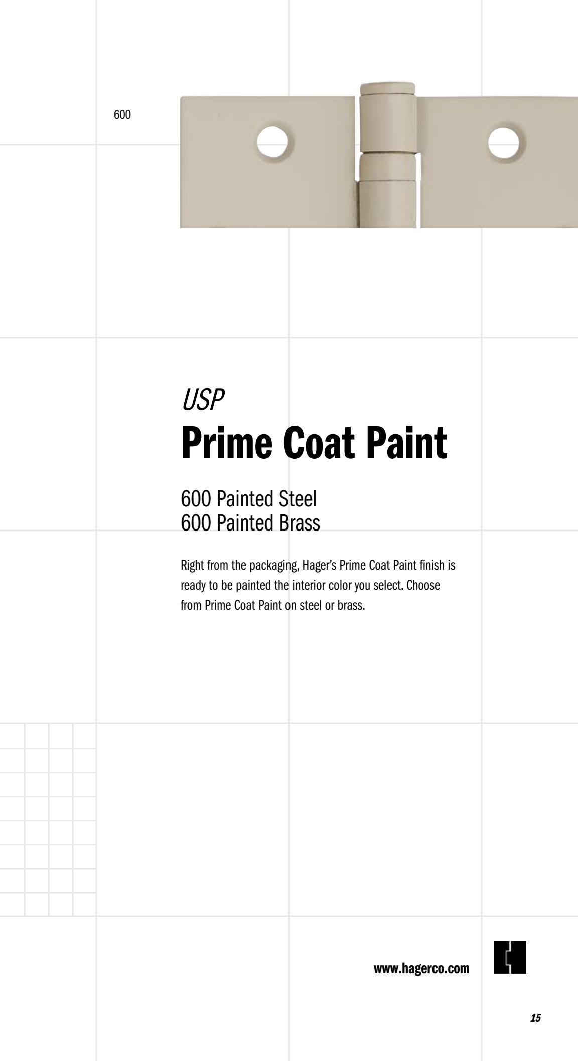 Hager 2009 Product Finishes Guide diagram on page 16