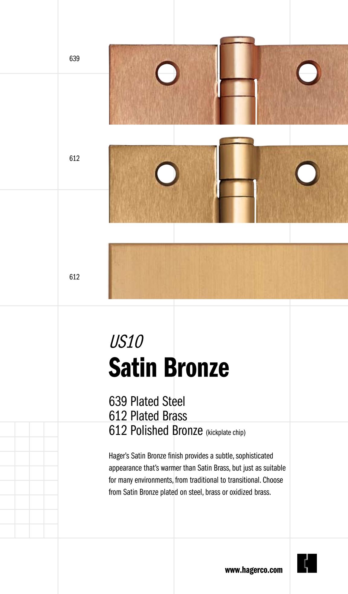 Hager 2009 Product Finishes Guide diagram on page 7