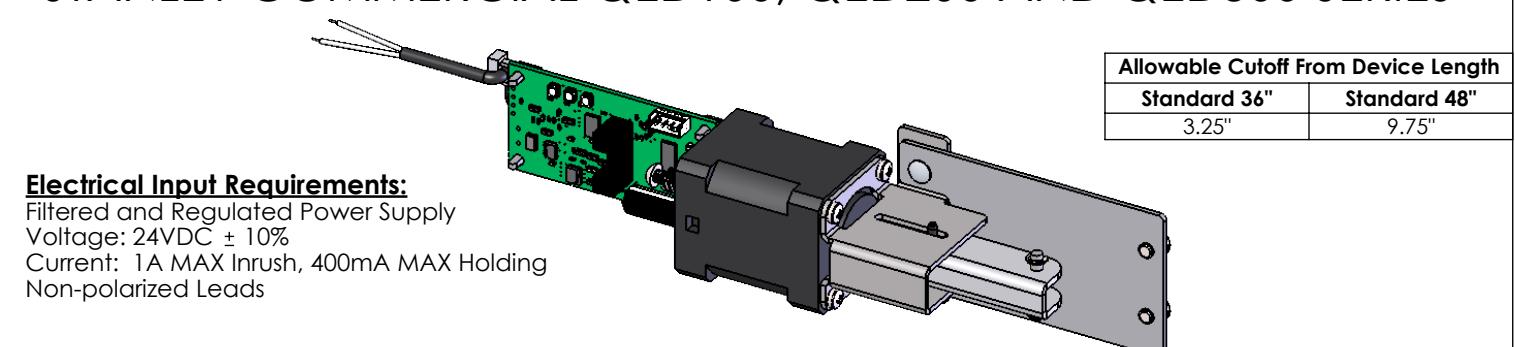 Hager 4500 and 4600 Electric Exit Decvice Kit Installation Instructions diagram on page 1