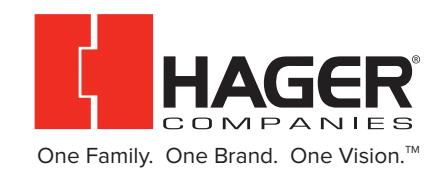Hager 9400 Series Stainless Steel Sliding Door Hardware Information image on page 1