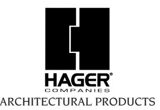 Hager General Information on Concealed Electric Hinge Modification image on page 1