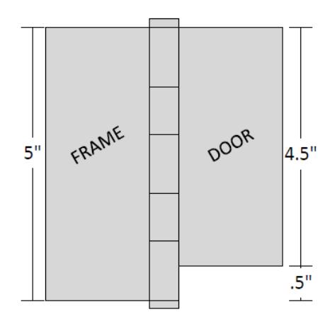 Hager How to Order Unequal Leaf Hinges Information image on page 1