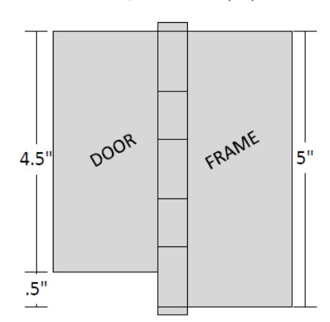 Hager How to Order Unequal Leaf Hinges Information image on page 1