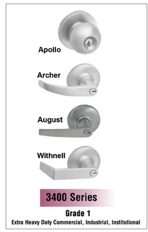 Hager Locking Hardware Data Sheet image on page 1