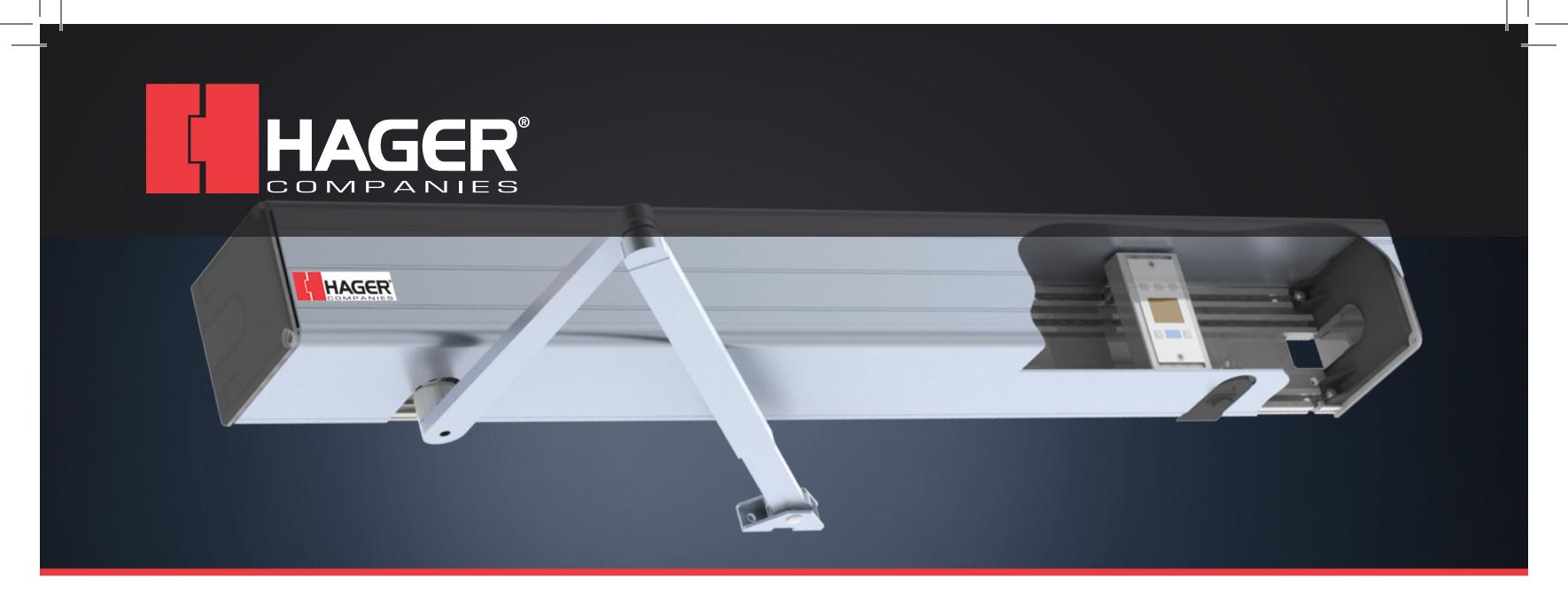 Hager Low Energy Power Operator Conversion Chart image on page 1