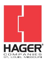 Hager Surface Door Closers Data Sheet image on page 1