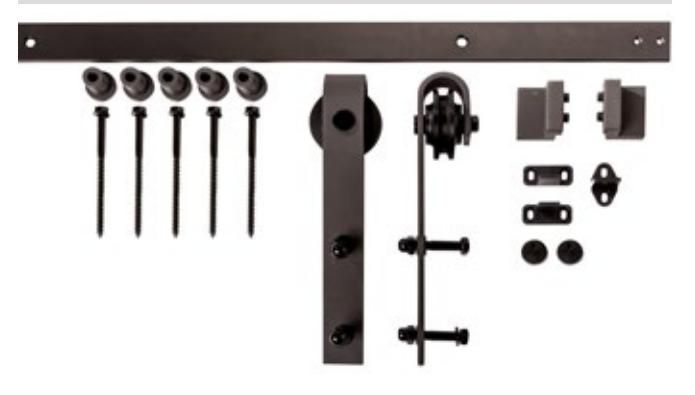 Hager eConestoga Economy Series Barn Door Hardware Information image on page 3