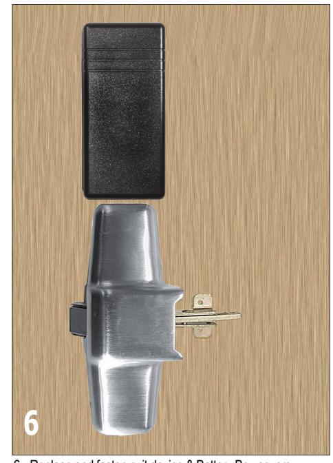 Alarm Lock ETDLN, ETPDLN Installation Instructions and Template For Von Duprin Model 99 image on page 2