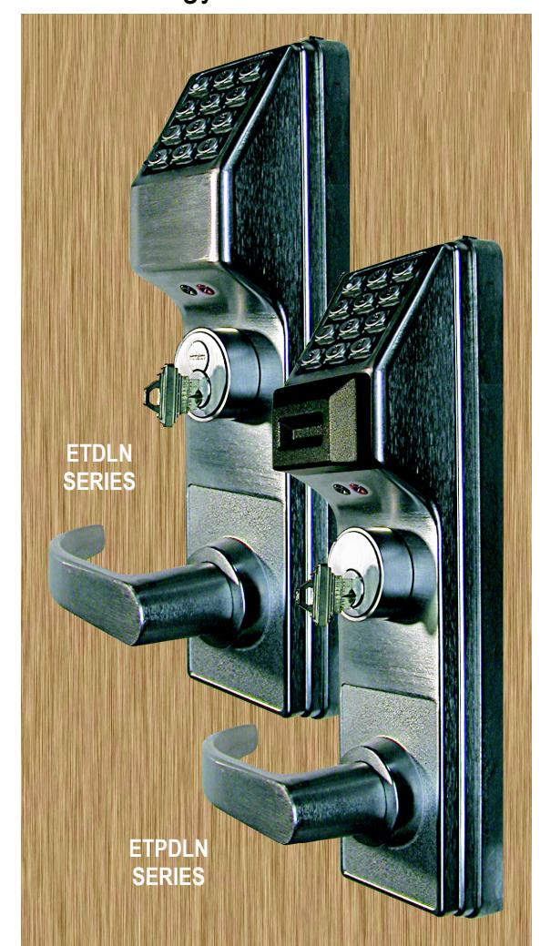 Alarm Lock ETDLN, ETPDLN Installation Instructions and Template For Von Duprin Model 99 image on page 2