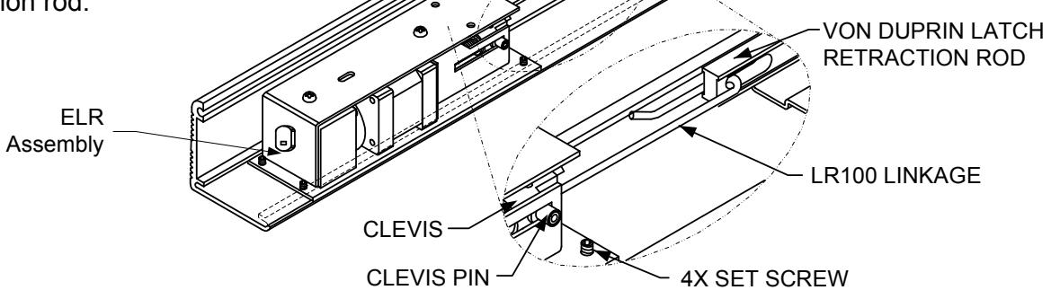INSTALLATION INSTRUCTIONS LR100VDK-EM-22 ELECTRIC LATCH RETRACTION EXTERNAL MODULE VON DUPRIN MODELS 22 & 2227 32 INCH OPENIN