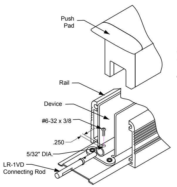 INSTALLATION INSTRUCTIONS LR100VDK-EM VON DUPRIN ELECTRIC LATCH RETRACTION EXTERNAL MODULE diagram on page 2