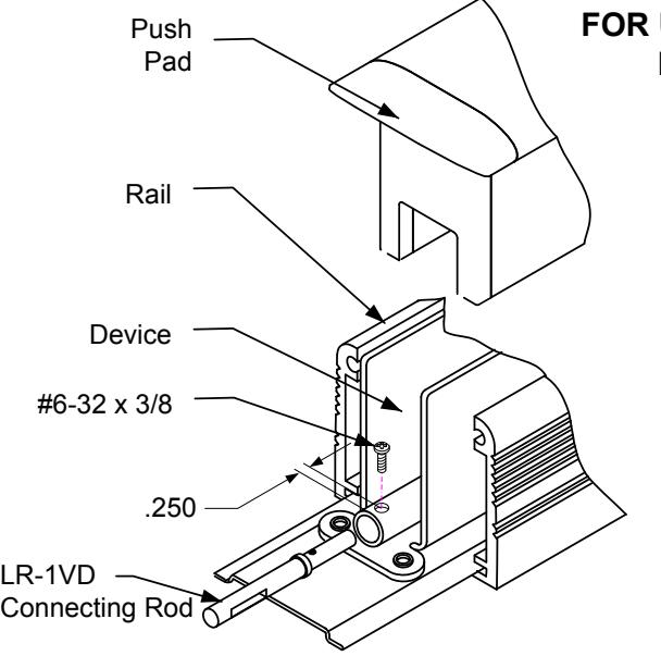 INSTALLATION INSTRUCTIONS LR100VDK VON DUPRIN ELECTRIC LATCH RETRACTION DEVICE KIT image on page 2