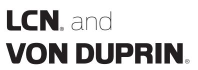 LCN Von Duprin Powder Coat Guide 109342 diagram on page 1