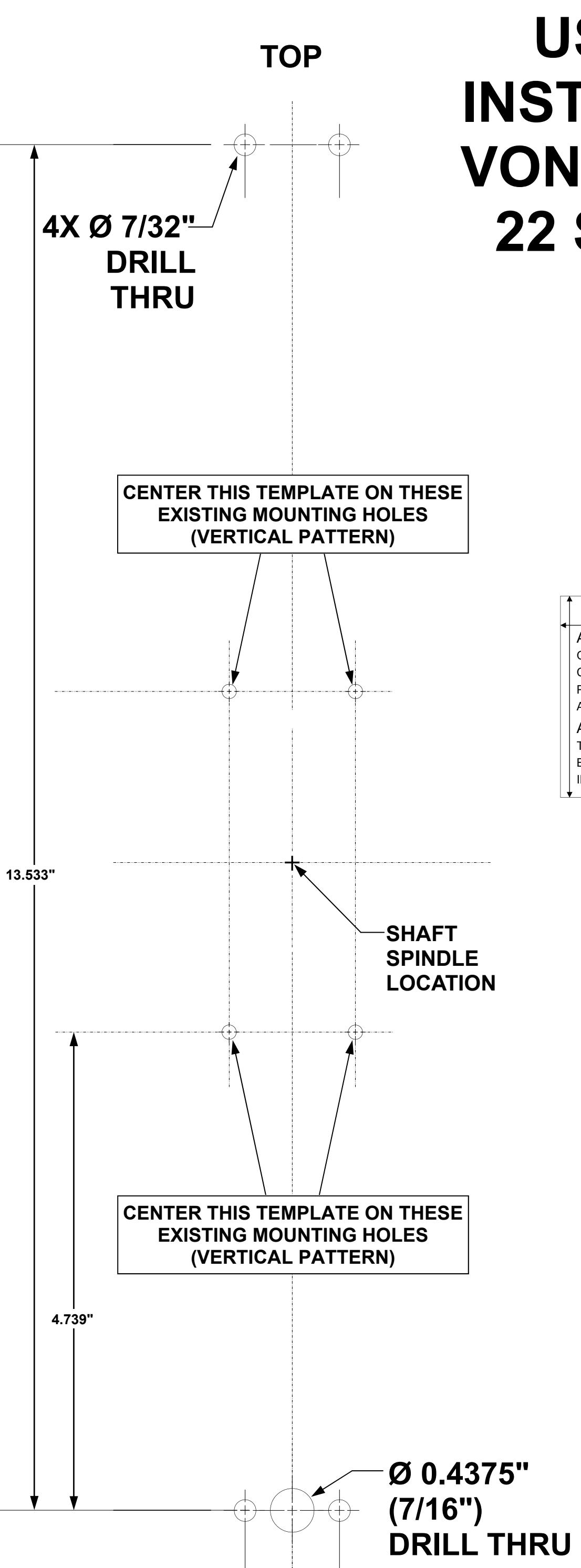 Template Alarm Lock DL1200ET DL1300ET PDL1300ET for Von Duprin 22 diagram on page 2