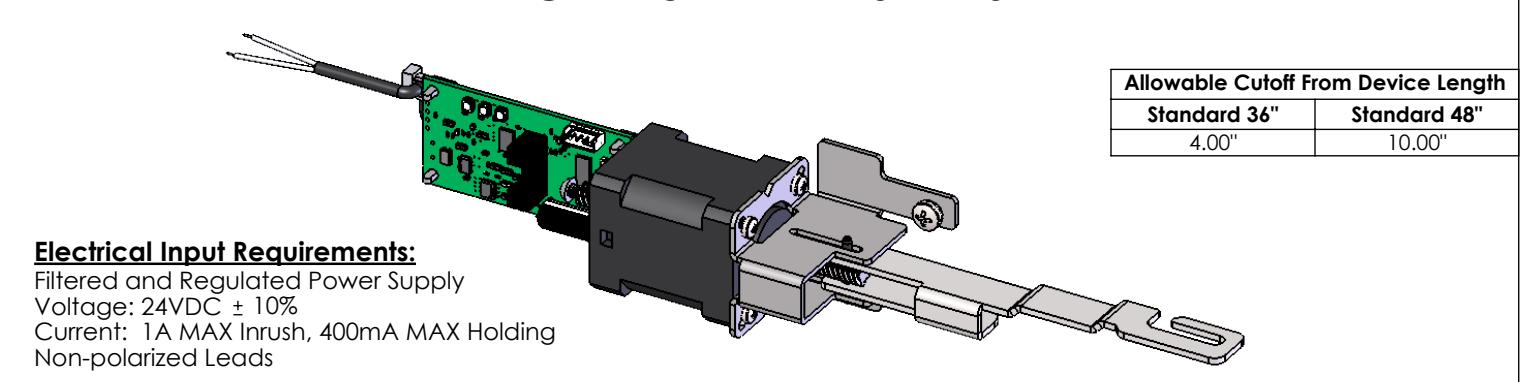 Von Duprin 22 Series Electric Exit Device Kit Installation Instructions diagram on page 1