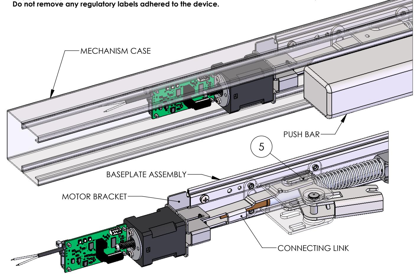 Von Duprin 22 Series Electric Exit Device Kit Installation Instructions image on page 1