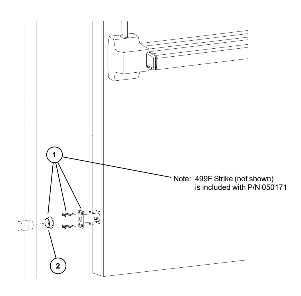 Von Duprin 2227 Series Vertical Rod Exit Device Parts Manual 108729 image on page 12